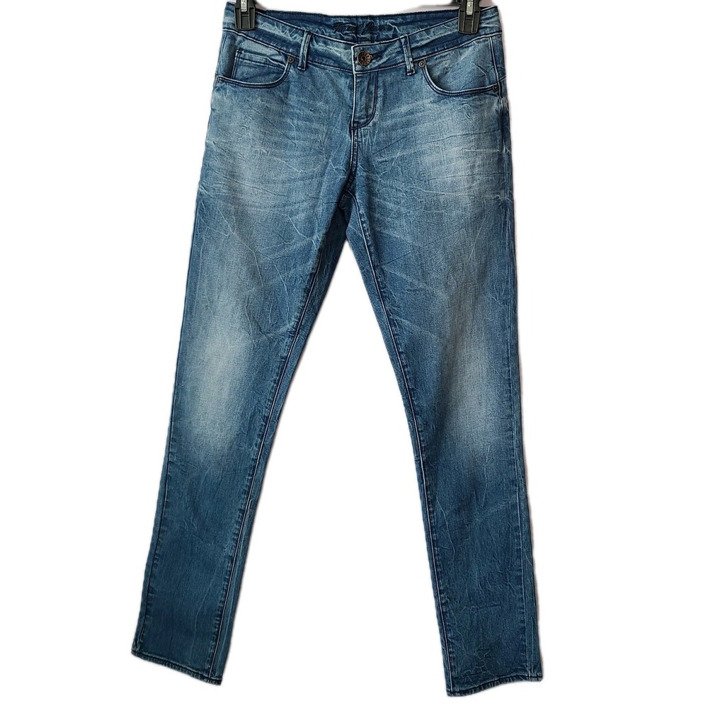 TIMEOUT Los Angeles Women's Slim/Straight Fit Jeans Blue Wash Sz W30 L32